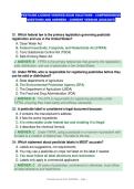 PESTICIDE LICENSE VERIFIED EXAM SOLUTIONS - COMPREHENSIVE QUESTIONS AND ANSWERS - CURRENT VERSION &lpar;2026&sol;2027&rpar;
