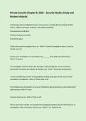 Private Security Chapter 8&comma; 2026 &ndash; Security Studies Study and Review Material