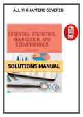 Essential Statistics&comma; Regression&comma; and Econometrics 2nd &lpar;2015&rpar; - Gary Smith - Solutions Manual PDF