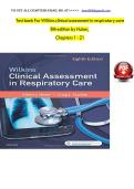 Test Bank for Wilkins' Clinical Assessment in Respiratory Care&comma; 8th Edition