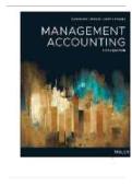 TEST BANK FOR Management Accounting 5th Edition by Leslie G&period; Eldenburg&comma; Albie Brooks ISBN&colon;978-1394263509 COMPLETE GUIDE ALL CHAPTERS COVERED