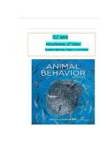 Animal Behavior 12th Edition by Dustin Rubenstein Test Bank All 14 Chapters Covered&comma; Verified Latest Edition