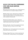 NCCHC CCHP EXAM 2026 COMPREHENSIVE STUDY GUIDE SOLVED QUESTIONS GUARANTEED