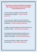 NR 302 Exam 2 Newest Verified Exam Preparation  With Complete Questions And Correct Detailed  Answers&vert;&vert;Newest Exam&excl;&excl;&excl;