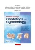 TEST BANK Beckmann and Ling&rsquo;s Obstetrics and Gynecology &lpar;9TH ED&rpar; by Casanova&comma; Goepfert&comma; Hueppchen&comma; WEISS and Connolly &vert;Chapters 1-50 