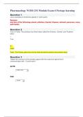 Pharmacology NURS 251 Module Exam 4 Portage learning