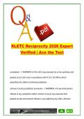 KLETC Reciprocity 2026 &lpar;34 Questions&rpar; &ndash; KLETC200 Kansas Law Enforcement Training Center &ndash; Jurisdiction&comma; Use of Force&comma; DUI & Criminal Procedure Exam Q&A