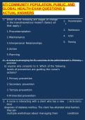 ATI COMMUNITY POPULATION&comma; PUBLIC&comma; AND GLOBAL HEALTH EXAM QUESTIONS & ACTUAL ANSWERS