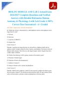 BIOL251 MODULE AND LAB 2 Actual Exam 2026&sol;2027 Complete Questions and Verified Answers with Detailed Rationales Human Anatomy & Physiology I with Lab Grade A 100&percnt; Correct Pass Guaranteed - A&plus; Graded