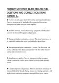 NCTI MT1 MT2 STUDY GUIDE 2026 130 FULL QUESTIONS AND CORRECT SOLUTIONS GRADED A&plus;