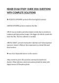 NDAEB EXAM STUDY GUIDE 2026 QUESTIONS WITH COMPLETE SOLUTIONS