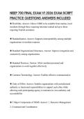 NEIEP 700 FINAL EXAM V1 2026 EXAM SCRIPT PRACTICE QUESTIONS ANSWERS INCLUDED