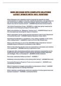 NIMS 800 EXAM WITH COMPLETE SOLUTIONS LATEST UPDATE WITH 100&percnt; VERIFIED&excl;&excl;