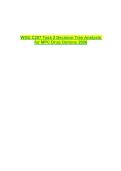 WGU C207 Task 2 Decision Tree Analysis for MPC Drug Options 2026