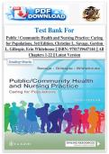 Test Bank For  Public &sol; Community Health and Nursing Practice&colon; Caring  for Populations&comma; 3rd Edition&comma; Christine L&period; Savage&comma; Gordon L&period; Gillespie&comma; Erin Whitehouse &vert;&vert; ISBN&colon; 9781719647144 &vert;&vert; All  Chapters 1-22 &vert;&vert; Latest Version