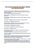 PHR 3100 EXAM 2 QUESTIONS AND CORRECT ANSWERS 100&percnt; VERIFIED 2026-2027&excl;&excl;