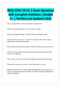 WGU C954 V8 Ch 2 Exam Questions with Complete Solutions &vert; Graded A&plus; &vert; Verified and Updated 2026