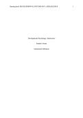 Developmental Psychology&colon; Adolescence