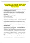 CCT Paramedic Acadian Final Exam Study Set with All Correct & 100&percnt; Verified Answers &vert;Latest Version &vert;Already Graded A&plus;