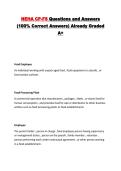 NEHA CP-FS Questions and Answers &lpar;100&percnt; Correct Answers&rpar; Already Graded A&plus;