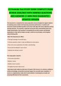 CO PESTICIDE TEST COMPLETE EXAM STUDY GUIDE 2026&sol;2027 WITH VERIFIED QUESTIONS AND ANSWERS &vert;&vert; 100&percnt; PASS GUARANTEE &vert; UPDATED VERSION