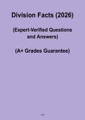 Division Facts 2026 PDF &ndash; Complete Math Study & Practice Guide