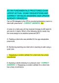 ATI RN FUNDAMENTALS PROCTORED EXAM LATEST ACTUAL  EXAM 100QUESTIONS AND CORRECT DETAILED ANSWERS 2026 UPDATE ALREADY GRADED A&plus;