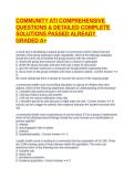 COMMUNITY ATI COMPREHENSIVE QUESTIONS & DETAILED COMPLETE SOLUTIONS PASSED ALREADY GRADED A&plus;
