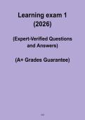 Learning Exam 1 2026 PDF &ndash; Psychology Study & Practice Guide