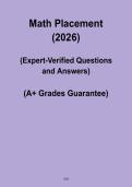 Math Placement 2026 PDF &ndash; Complete Study & Practice Guide