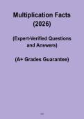 Multiplication Facts 2026 PDF &ndash; Complete Math Study & Practice Guide