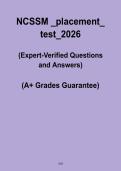 NCSSM Placement Test 2026 PDF &ndash; Complete Study & Practice Guide