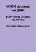 NCSSM Placement Test 2026 PDF &ndash; Full Study & Practice Guide
