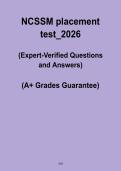 NCSSM Placement Test 2026 PDF &ndash; Complete Study & Practice Guide