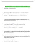 ECSA 102 Web Blob Exam Questions with Correct Answers&vert; New Update