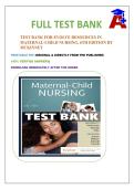Evolve Resources for Maternal-Child Nursing 6th Edition &ndash; McKinney  &ndash; Complete Test Bank with Practice Questions and Rationales