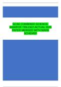 AQA GCSE Combined Science Trilogy Physics 8464&sol;2F Actual 2025 Exam Paper &plus; Mark Scheme &lpar;Fully Merged&rpar;