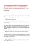 Comprehensive RN Concept-Based Assessment Level 3 Practice B 2026 &ndash; Next Generation NCLEX &lpar;NGN&rpar; Questions&comma; Answers & Detailed Rationales PDF
