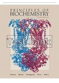 Principles of Biochemistry Test Bank&colon; Practice Questions & Answers