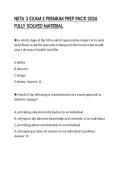 NETA 3 EXAM 2 PREMIUM PREP PACK 2026 FULLY SOLVED MATERIAL