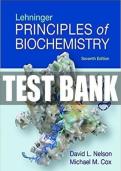 Lehninger Principles of Biochemistry &ndash; 7th Edition &ndash; Nelson & Cox &ndash; Test Bank &ndash; Comprehensive Practice Questions with Answers