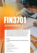 FIN3701 Assignment 1  Due 30 March 2026  - Distinction Guaranteed