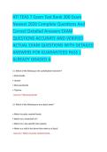 ATI TEAS 7 Exam Test Bank 300 Exam  Newest 2026 Complete Questions And  Correct Detailed Answers EXAM  QUESTIONS ACCURATE AND VERIFIED  ACTUAL EXAM QUESTIONS WITH DETAILED  ANSWERS FOR GUARANTEED PASS &vert;  ALREADY GRADED A 