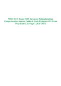 WGU D115 Exam D115 Advanced Pathophysiology Comprehensive Answer Guide & Study Reference OA Exam Prep Units 2 through 7 &lpar;2026-2027&rpar;