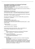 College aantekeningen Grondslagen van de klinische psychologie &lpar;201700163&rpar; 