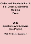 Codes and Standards Part A & B Welding Study Guide PDF &vert; Certification Exam Prep & Review