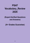 PSAT Vocabulary&lowbar;Review 2026 PDF &ndash; Word Skills & English Study Guide