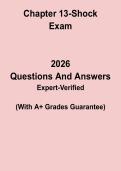 Chapter 13&colon; Shock Study Guide PDF &vert; Pathophysiology&comma; Types & Nursing Management Review