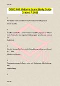 COUC 601 Midterm Exam Study Guide Graded A 2026