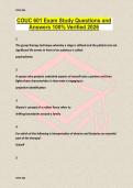COUC 601 Exam Study Questions and Answers 100&percnt; Verified 2026